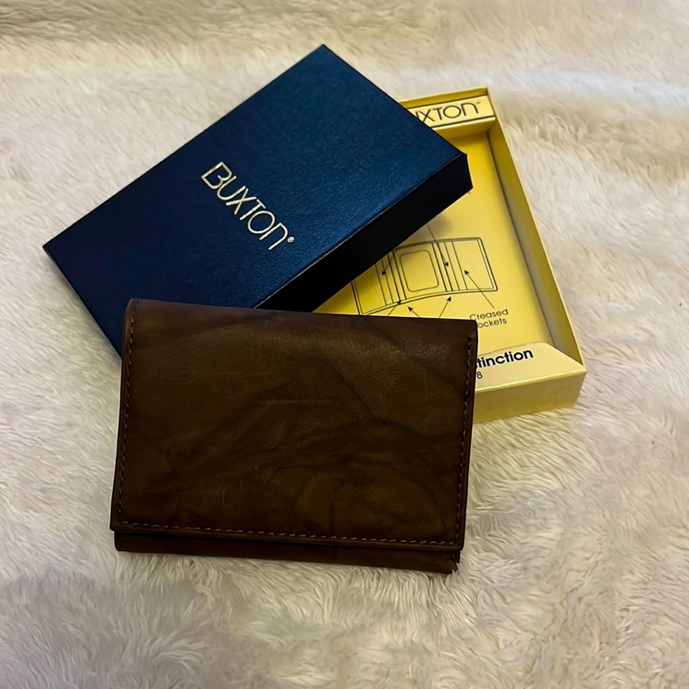 Buxton three fold wallet